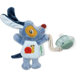 Lilliputiens Pacifier Holder Accessory, Jules the Little Friend with Pacifier Storage