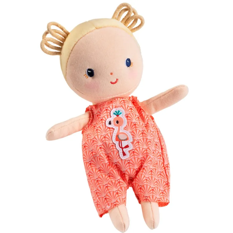 Lilliputiens Soft Baby Doll in Carrycot, Anais