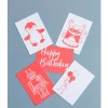 Lirum Larum Leg Postcards, Special Edition, Set of 5 - Neon
