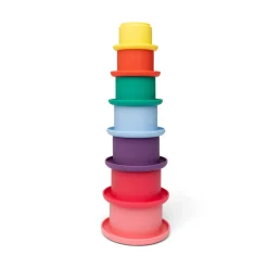 Little L, Baby Toys, Stacking Cups - Clear Shades