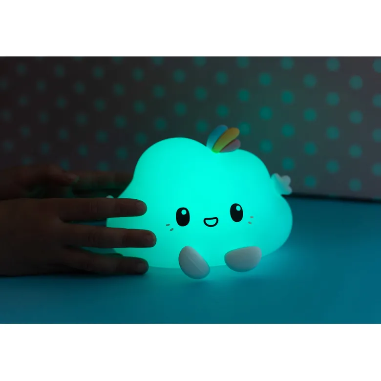 Little L. LED Night Lamp with Remote Control and Multiple Light Settings - Noa Sky
