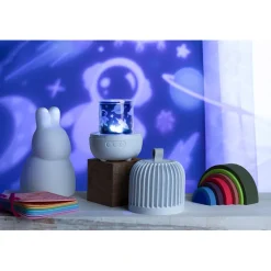 Little L Silicone Baby Toy, Rainbow - Shades of Green, Pink, and Blue