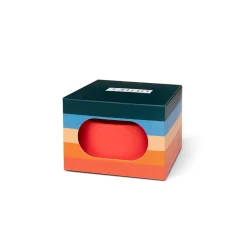 Little L Silicone Baby Toy, Stacking Bowls - Shades of Orange and Blue