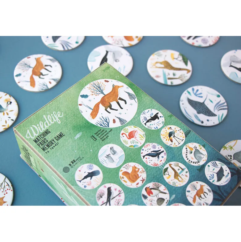 Londji Memory Game, Wildlife - 32 Pieces