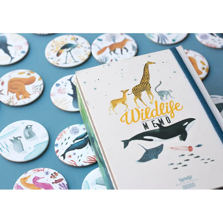 Londji Memory Game, Wildlife - 32 Pieces