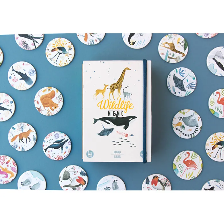 Londji Memory Game, Wildlife - 32 Pieces