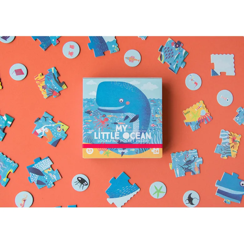 Londji Pocket Puzzle, My Little Ocean – 36 Pieces