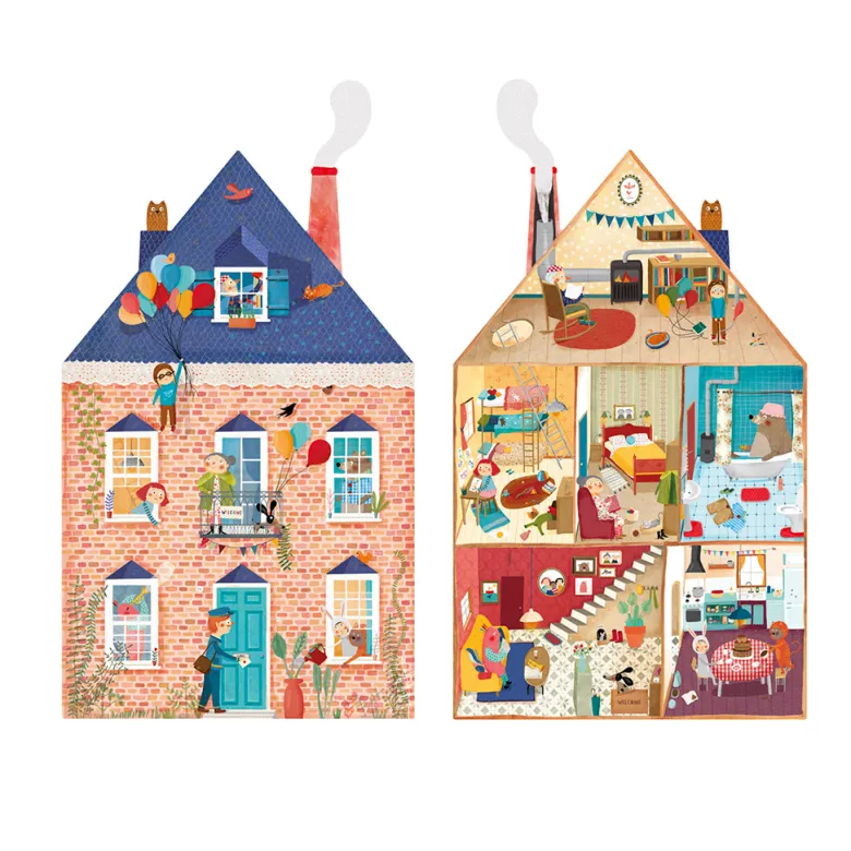 Londji Puzzle, Reversible, Welcome to My Home - 36 Pieces