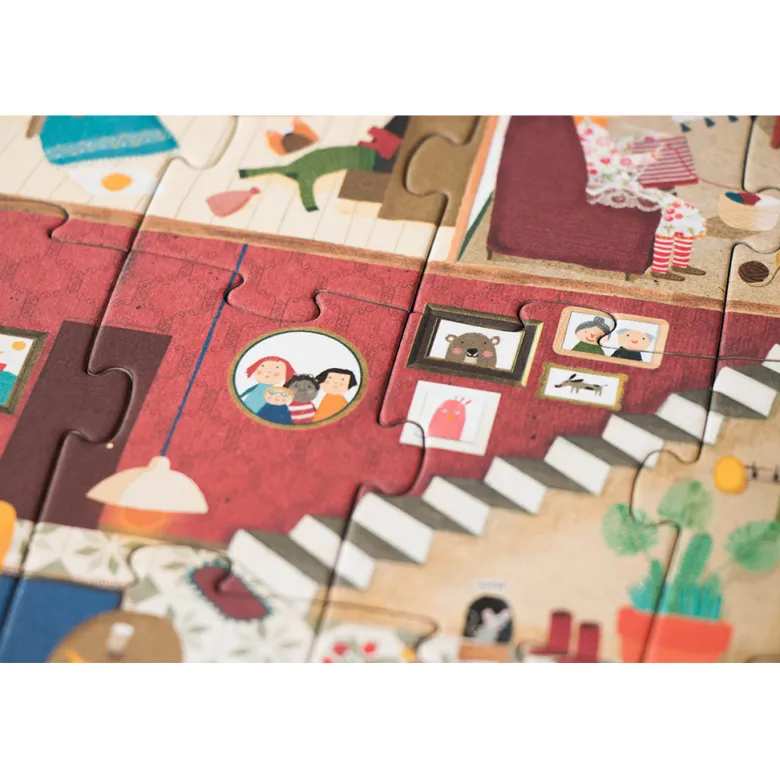 Londji Puzzle, Reversible, Welcome to My Home - 36 Pieces