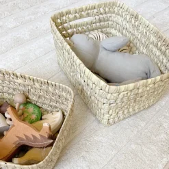 Lubilu Basket Made from Palm Leaves, L38 – 38 x 29 x 19 cm