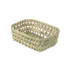 Lubilu Basket of Palm Leaves, L22 - 22 x 17 x 7 cm