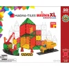 Magna-Tiles Building Plate Set XL, Magnetic Construction Set with 50 Pieces
