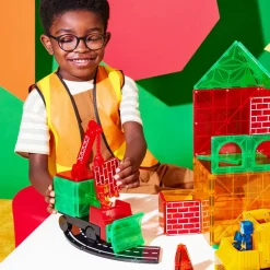Magna-Tiles Building Plate Set XL, Magnetic Construction Set with 50 Pieces