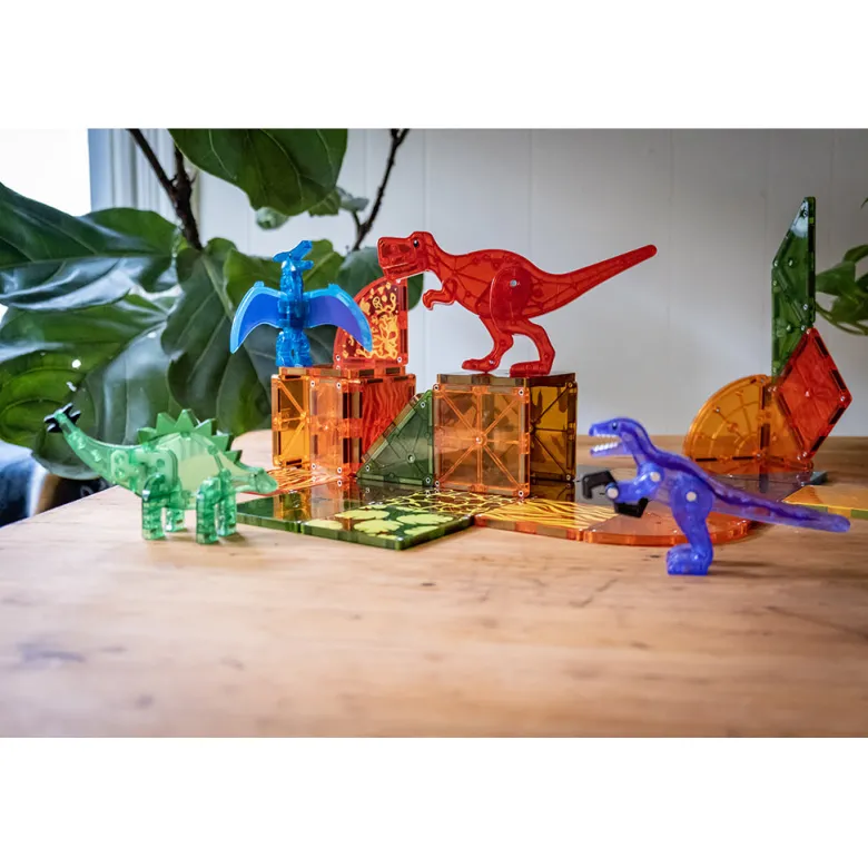 Magna-Tiles Dino World, 40 Pieces