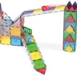 Magna-Tiles Magnetic Building Set, Rail Racer - Pieces