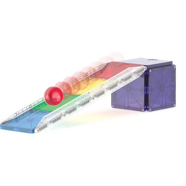 Magna-Tiles Magnetic Building Set, Rail Racer - Pieces