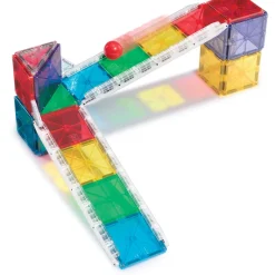 Magna-Tiles Magnetic Building Set, Marble Run - 33 Pieces