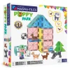 Magna-Tiles Magnetic Construction Set, Dog Daycare – 27 Pieces