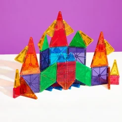 Magna-Tiles MicroMags Combo, Magnetic Building Set with 46 Pieces