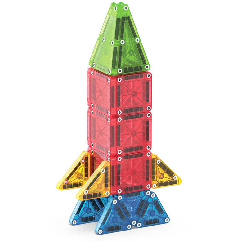 Magna-Tiles MicroMags Travel Set, Magnetic Construction Kit with 26 Pieces