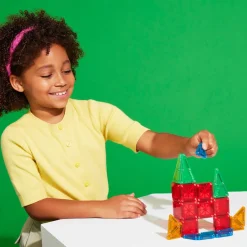 Magna-Tiles MicroMags Travel Set, Magnetic Construction Kit with 26 Pieces