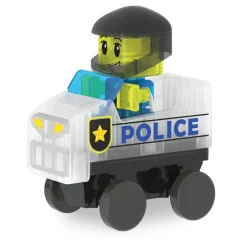 Magna-times Magnetic Building Set, Police Patrol - 20 Pieces