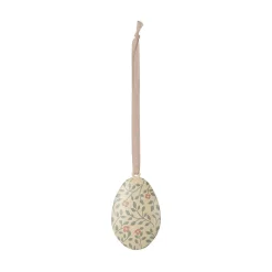 Maileg Easter Decoration, Hanging - Easter Egg with Leaves - Olive