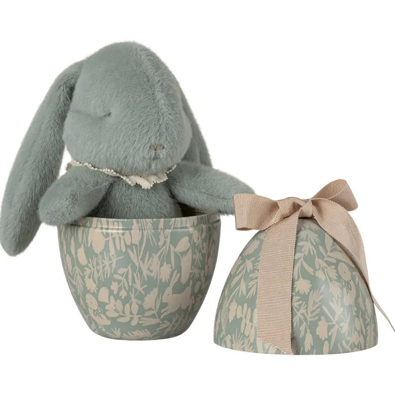 Maileg Easter Egg with Bunny, Mint