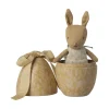 Maileg Easter Egg with Micro Rabbit, Small - Light Yellow