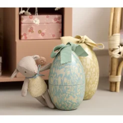 Maileg Metal Easter Egg, Medium - Yellow