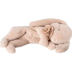 Maileg Sleeping Plush Bunny, Small - Powder