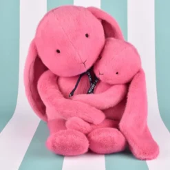 Mailou Méloé Rabbit, Rose Bubble Gum - 37 cm