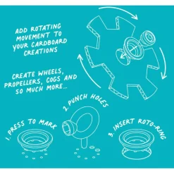 Makedo Roto, Rings for Build-Your-Own Cardboard Creations