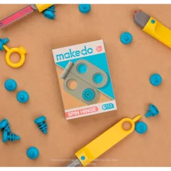 Makedo Spin Hinge, Hinges for DIY Cardboard Creations - Set of 6
