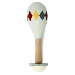 Mamamemo Maracas, Harlequin - White