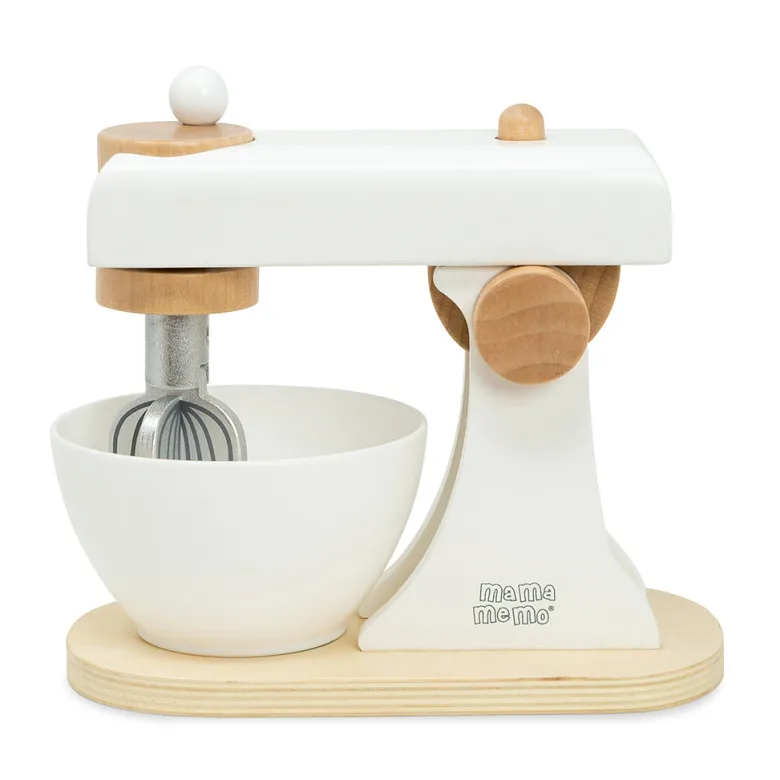 MaMaMeMo Mixer with Utensils - White