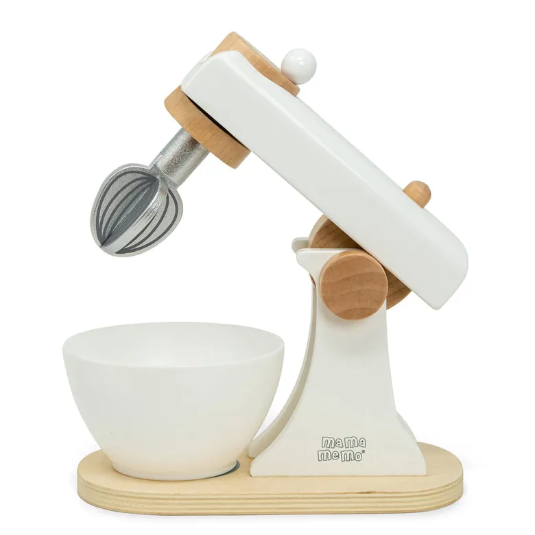 MaMaMeMo Mixer with Utensils - White