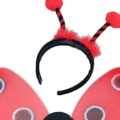 MaMaMeMo Wing Set with Headband - Ladybug