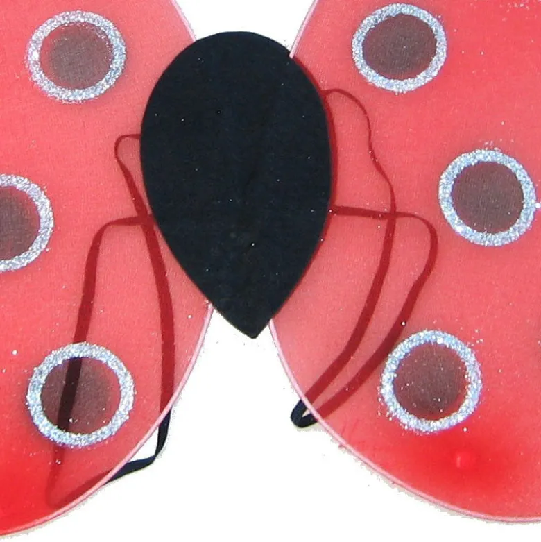 MaMaMeMo Wing Set with Headband - Ladybug