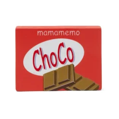 Mamamemo Wooden Play Food, Chocolate Bar