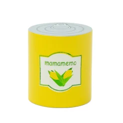 Mamamemo Wooden Play Food, Canned Corn