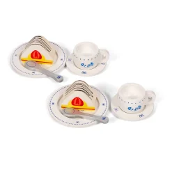 Mamamemo Wooden Play Food, Afternoon Tea Set - Royal
