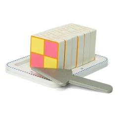 MaMaMeMo Wooden Play Food, Battenberg Cake