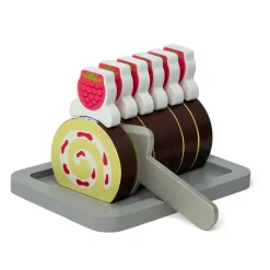 MaMaMeMo Wooden Play Food, Roulade