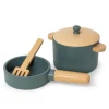 MaMaMeMo Wooden Pot and Pan Set