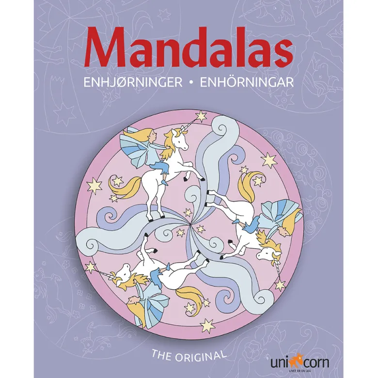 Mandalas Coloring Book, Enchanting Unicorns - Ages 4 and Up