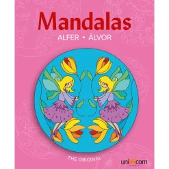 Mandalas Coloring Book, Enchanting Fairies - For Ages 4 and Up