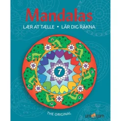 Mandalas Coloring Book, Learn to Count