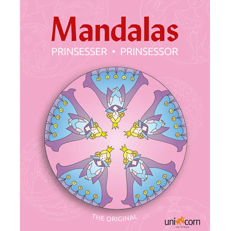 Mandalas Coloring Book, Princesses - Age 4 and Up
