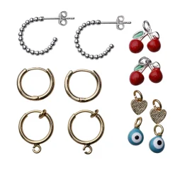 Me & My Box, DIY Jewelry Kit, Tassel Ear – Make 3 Pairs of Earrings for Kids